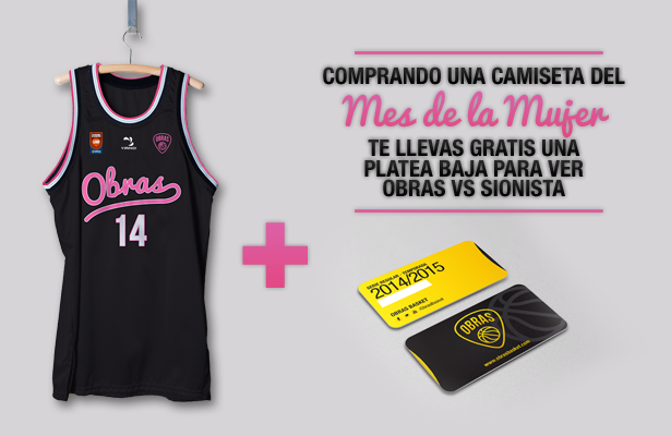 camiseta obras basket
