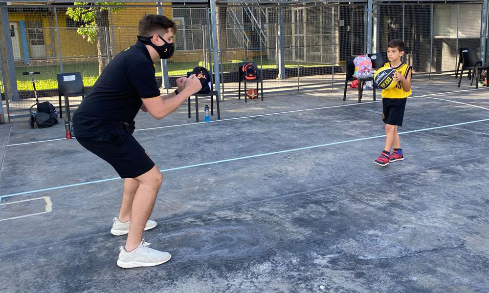 Minibásquet entrenamientos presenciales